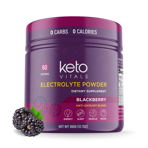 Berry Antioxidant Electrolyte Powder Tubs - Blackberry Flavor