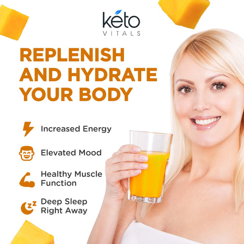 KetoVitals Original Electrolyte Powder Tub - Mango Flavor