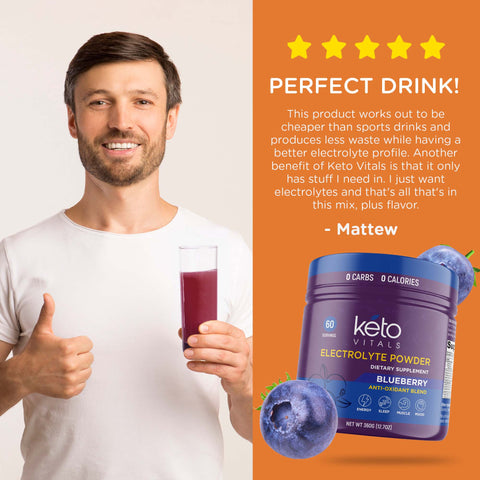 Berry Antioxidant Electrolyte Powder Tubs - Blueberry Flavor