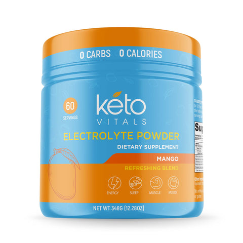 KetoVitals Original Electrolyte Powder Tub - Mango Flavor