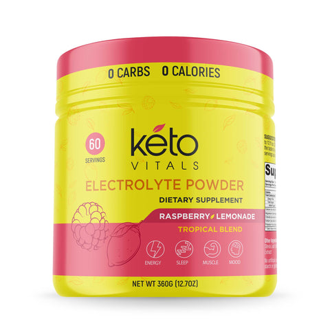 Raspberry Lemonade, 10 Oz. - Tropical Electrolyte Powder Tubs