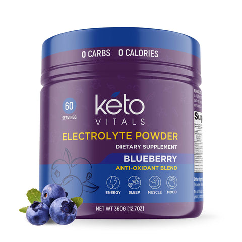 Berry Antioxidant Electrolyte Powder Tubs - Blueberry Flavor