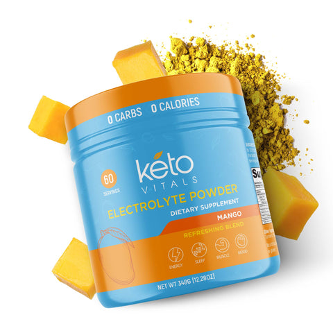 KetoVitals Original Electrolyte Powder Tub - Mango Flavor